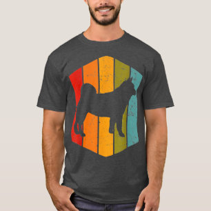 Camiseta Akita inu1 retro vintage