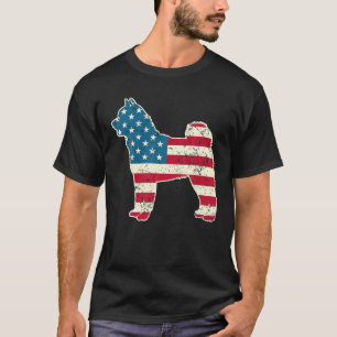 Camiseta Akita Inu 4 De Julio Hombres Mujeres Bandera Estad