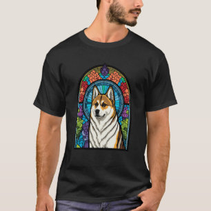 Camiseta Akita Inu Colorful Sed Glass Pop 5