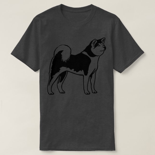 Camiseta Akita Inu Dog (Diseño del anverso)
