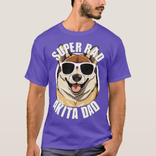 Camiseta Akita Inu Dog Dad Funny Hens Fathers Day