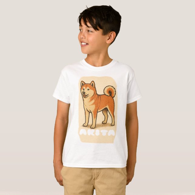 Camiseta AKITA INU DOG FUNNY T-Shirt (Anverso completo)