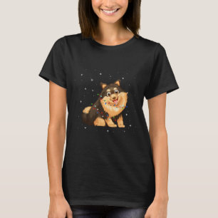 Camiseta Akita Inu Dog Xmas enciende Santa Navidades