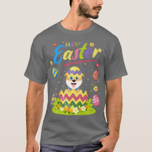 Camiseta Akita Inu Perro Lover Huevo divertido de Pascua Ak