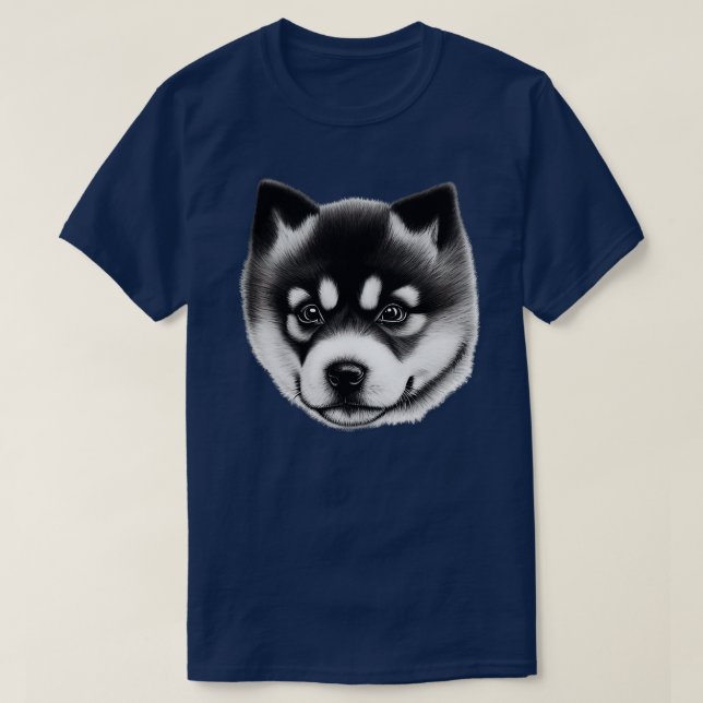 Camiseta Akita Inu Puppy (Diseño del anverso)