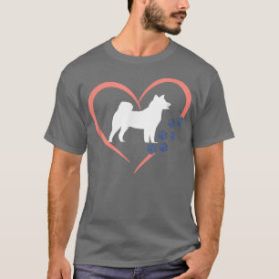 Camiseta Akita Love Dog Step Akita Inu Akita Dueño Akita Do