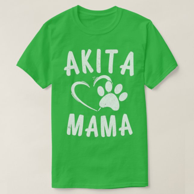 Camiseta Akita Mama2 (Diseño del anverso)