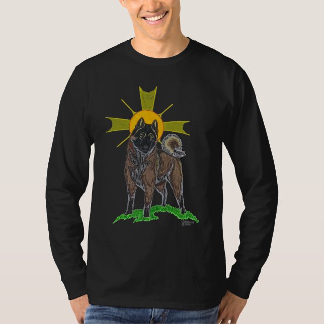 Camiseta Akita para siempre (Anverso)