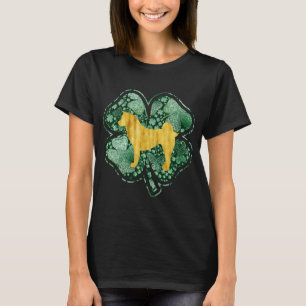 Camiseta Akita Perro Trébol de Cuatro Hojas Irlandés St Pat