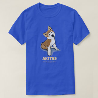 Camiseta Akita Puppy KiniArt
