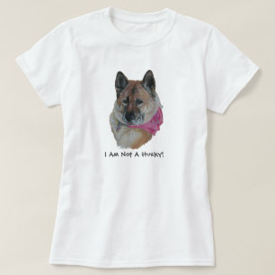 Camiseta Akita rojo en lema fornido hearted de la luz