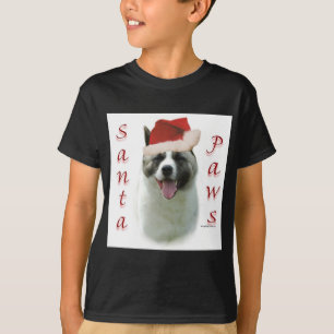 Camiseta Akita Santa Paws