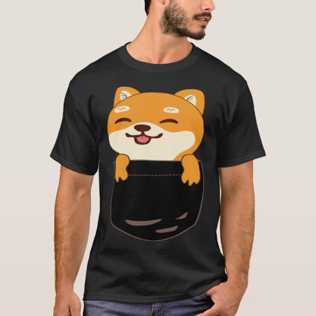 Camiseta Akita Shiba Inu Cute Bag  for (Anverso)