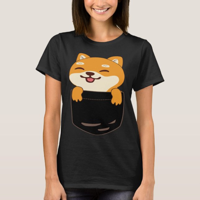 Camiseta Akita Shiba Inu Cute Bag  for (Anverso)