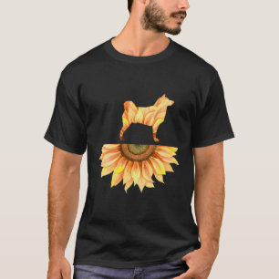 Camiseta Akita Tshirt Akita Gift Sunflower ShirWomen