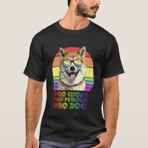 Camiseta Akitas Pro Choice Pro Feminismo Pro Perros Lgbtq F