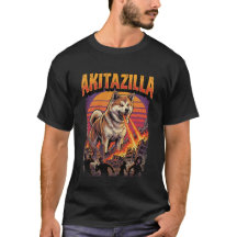Akitazilla Gigante Perro Akita Monstruo Película P