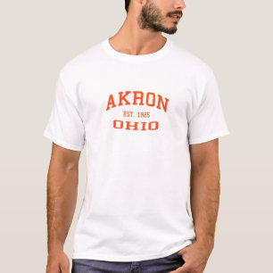 Camiseta Akron Ohio 1825 Patriótico Oh Patriotismo Akronita
