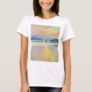 Camiseta Akseli Gallen-Kallela - Atardecer sobre el lago Ru
