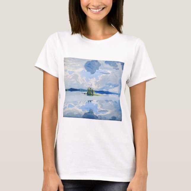 Camiseta Akseli Gallen-Kallela - Nubes sobre un lago (Anverso)