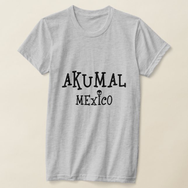 Camiseta Akumal Mexico Design - Bella de mujeres+Canvas Sli (Distribución)