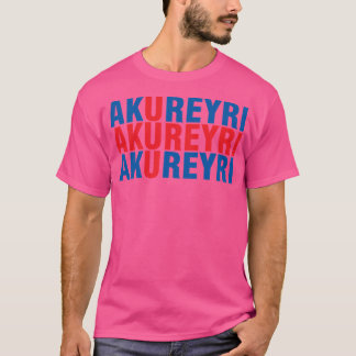 Camiseta Akureyri Borg Islandia