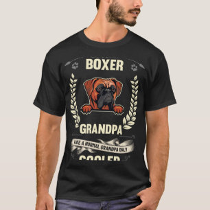 Camiseta Al abuelo Boxer Le Gusta Un Abuelo Normal Sólo Más
