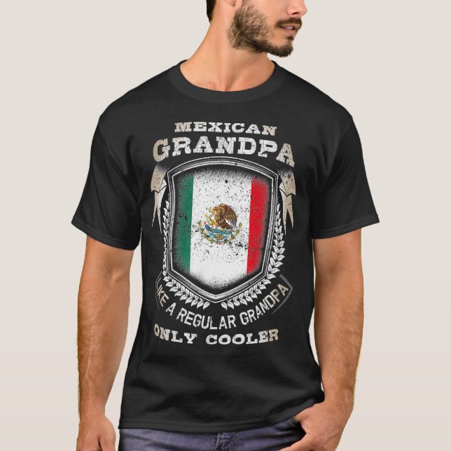 Camiseta Al abuelo mexicano le gusta solamente un abuelo no (Anverso)