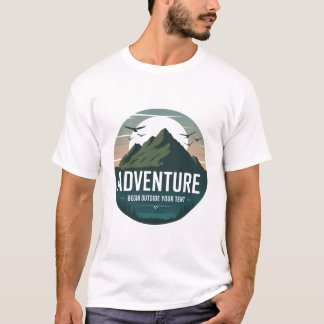 Camiseta al aire libre de la naturaleza de la vida