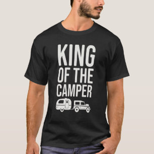 Camiseta Al Aire Libre Del Camping King Of The Camper