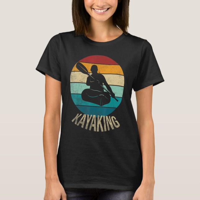 Camiseta Al aire libre del río Kayaking Dad (Anverso)