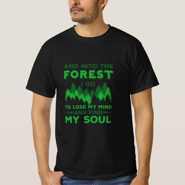 Camiseta Al aire libre - En el bosque al que voy (Anverso)