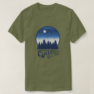 Camiseta ¡Al aire libre, llega a la Luna!