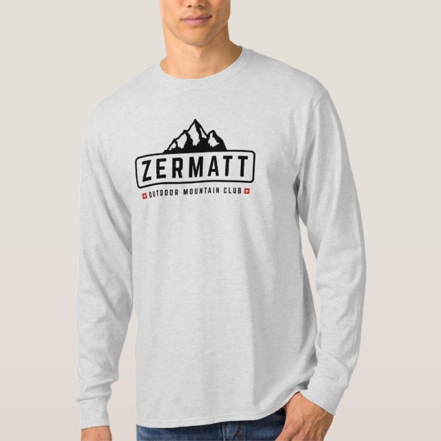 Camiseta al aire libre Zermatt Suiza (Anverso)