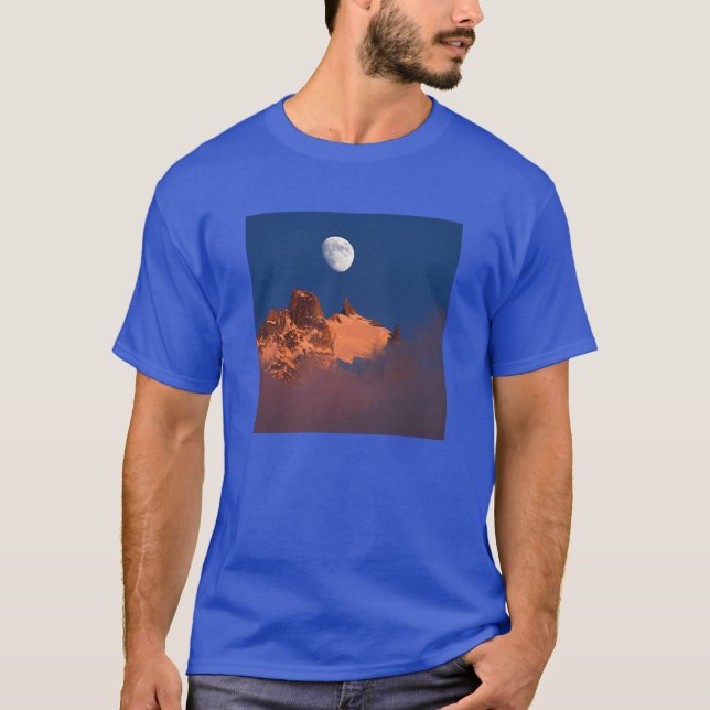 Camiseta Al amanecer | Aiguille du Plan Chamonix, Francia (Anverso)