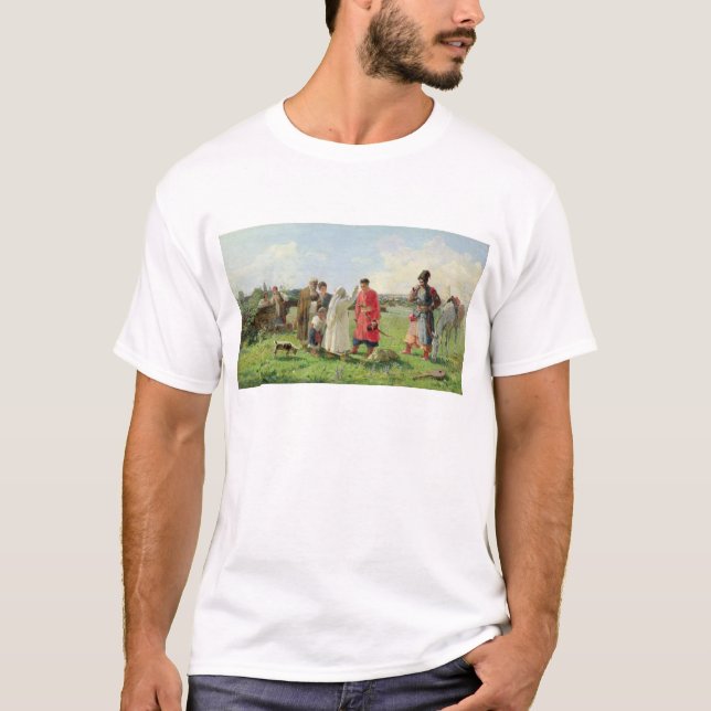Camiseta Al anfitrión de Zaporozhian, 1889 (Anverso)