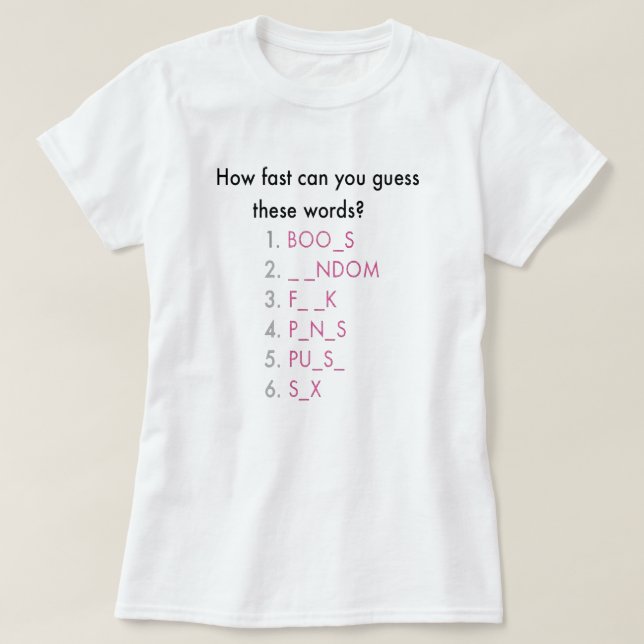 Camiseta al azar (Diseño del anverso)