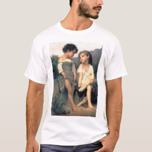 Camiseta Al borde del Brook, Bouguereau