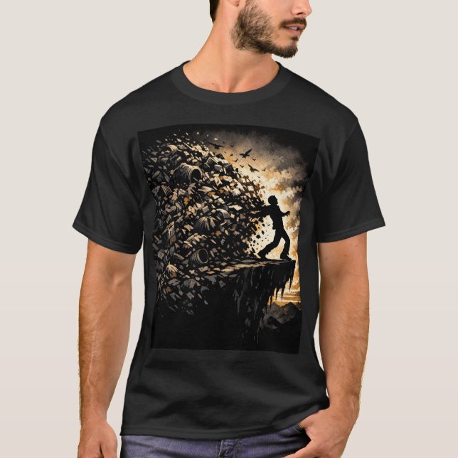 Camiseta Al borde del colapso ambiental (Anverso)