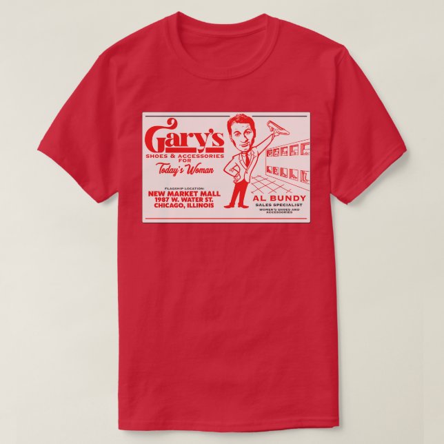 Camiseta Al Bundys Business d Garys Shoes (Diseño del anverso)