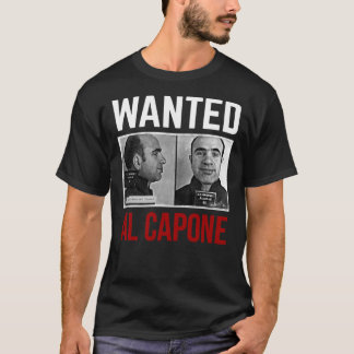Camiseta Al Capone Más Buscado De Cuello-V 