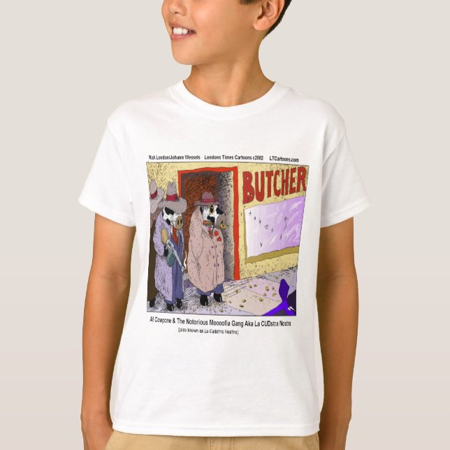 Camiseta Al Cowpone y las vacas divertidas de Moofia Gang (Anverso)