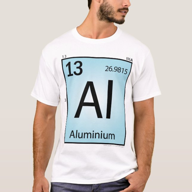 Camiseta (Al) de aluminio del elemento - frente (Anverso)