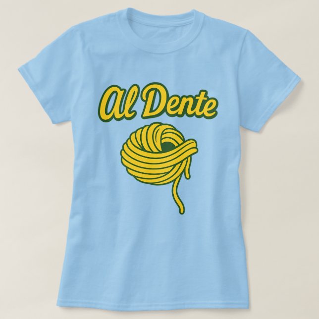 Camiseta Al Dente (Diseño del anverso)