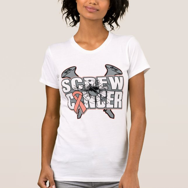 Camiseta Al diablo el cáncer de útero (Anverso)