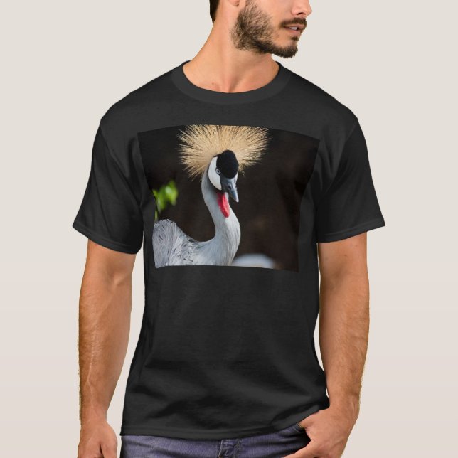 Camiseta Al este grúa coronada africano (Anverso)