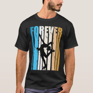 Camiseta Al Fanático Del Patinaje Sobre Hielo Retro De Guay