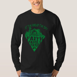 Camiseta Al Final Del Día Faith Familia Farm Tractor Fa