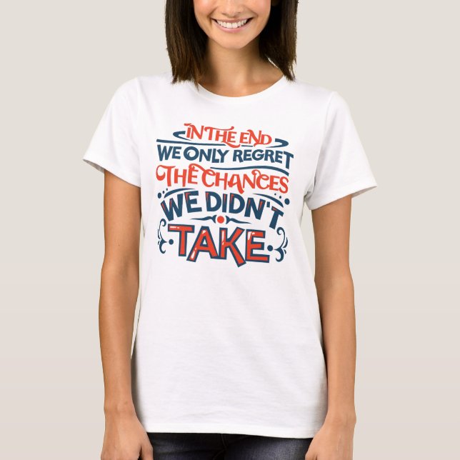 Camiseta Al final sólo lamentamos el discurso motivacional (Anverso)