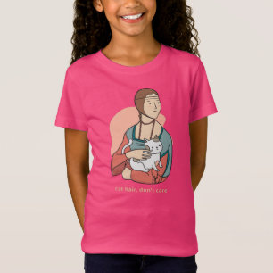 Camiseta Al gato no le importa la linda parodia de Leonardo